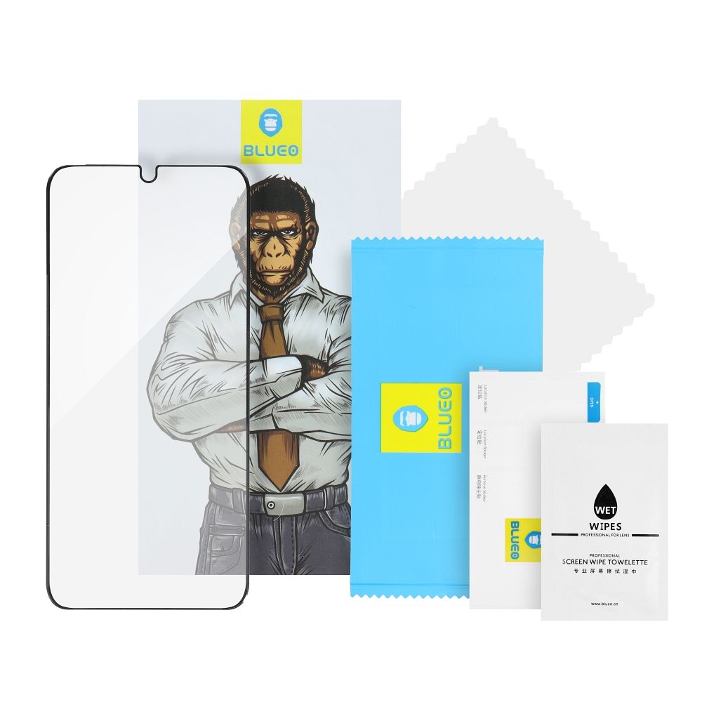Folie Sticla 5D Blueo Mr. Monkey Antistatic Strong HD Samsung S25 Ultra - 2 | YEO